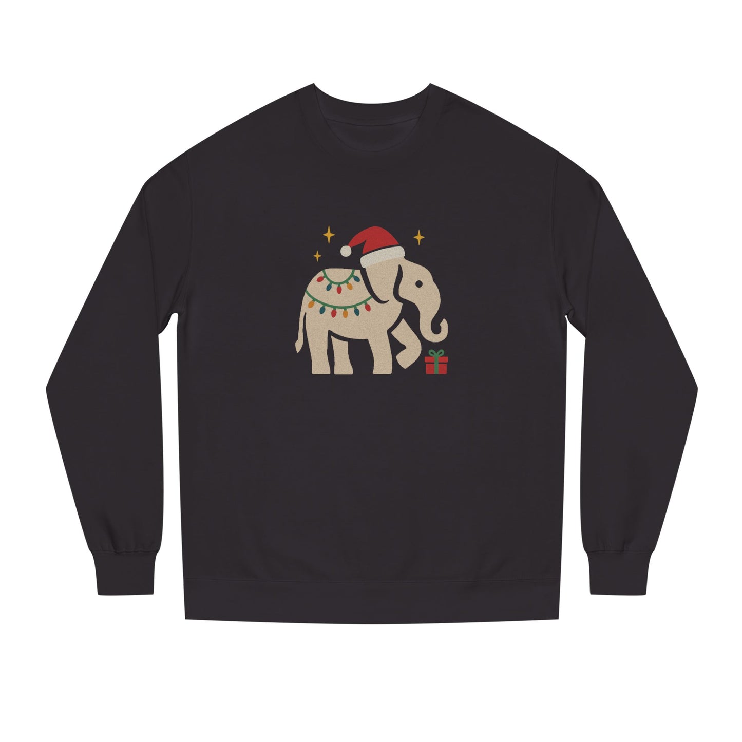 White Elephant Season — Retro Christmas Sweatshirt (Dark)