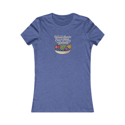 Would Anyone Care for Fruit or Dessert? — Clue Retro Women's Tee (Dark)
