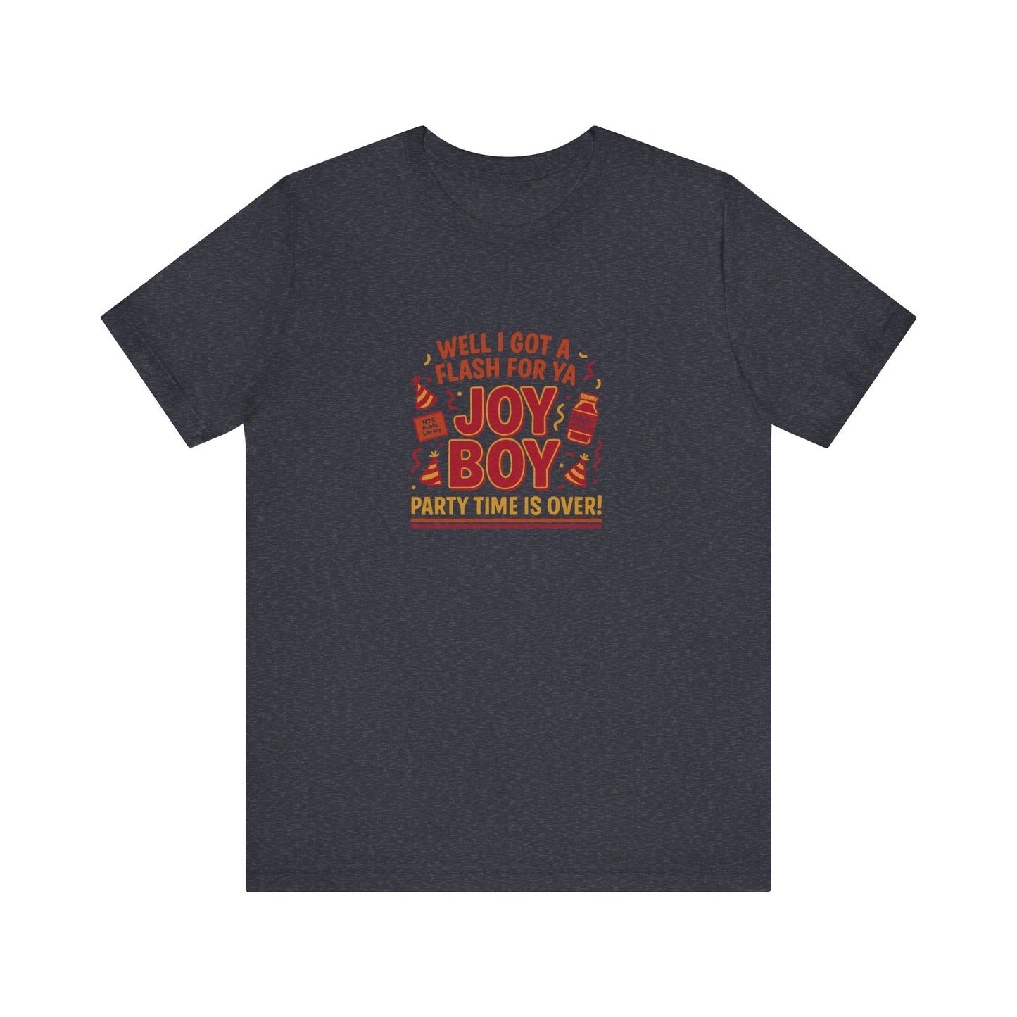 Joy Boy — Seinfeld Library Investigator Retro Tee (Dark)