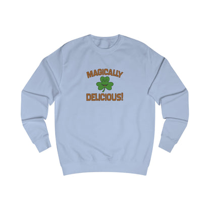 Magically Delicious — St. Patrick’s Retro Sweatshirt (Light)