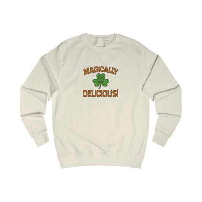 Magically Delicious — St. Patrick’s Retro Sweatshirt (Light)