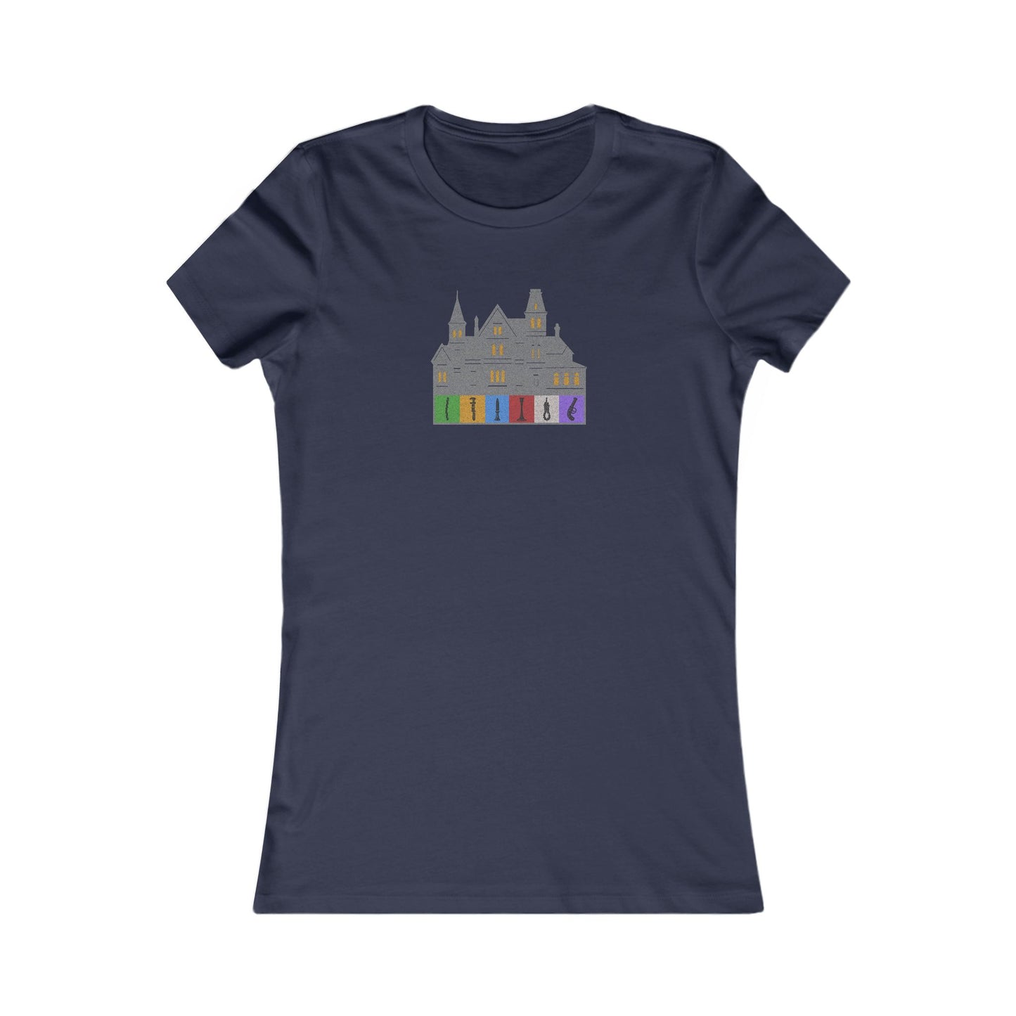 Welcome to Hill House (Off Route 41) — Clue Retro Women's Tee (Dark)