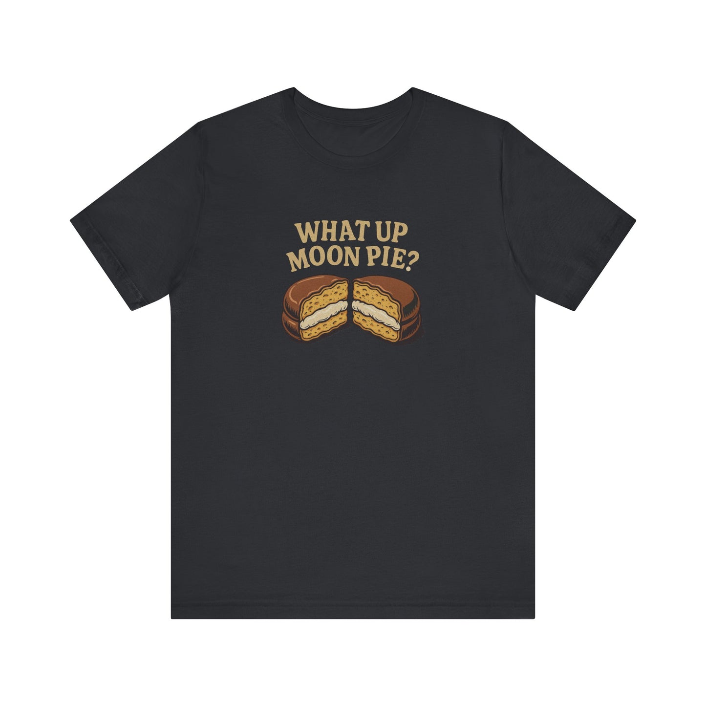 What Up, Moon Pie? — Big Bang Theory Retro Tee (Dark)