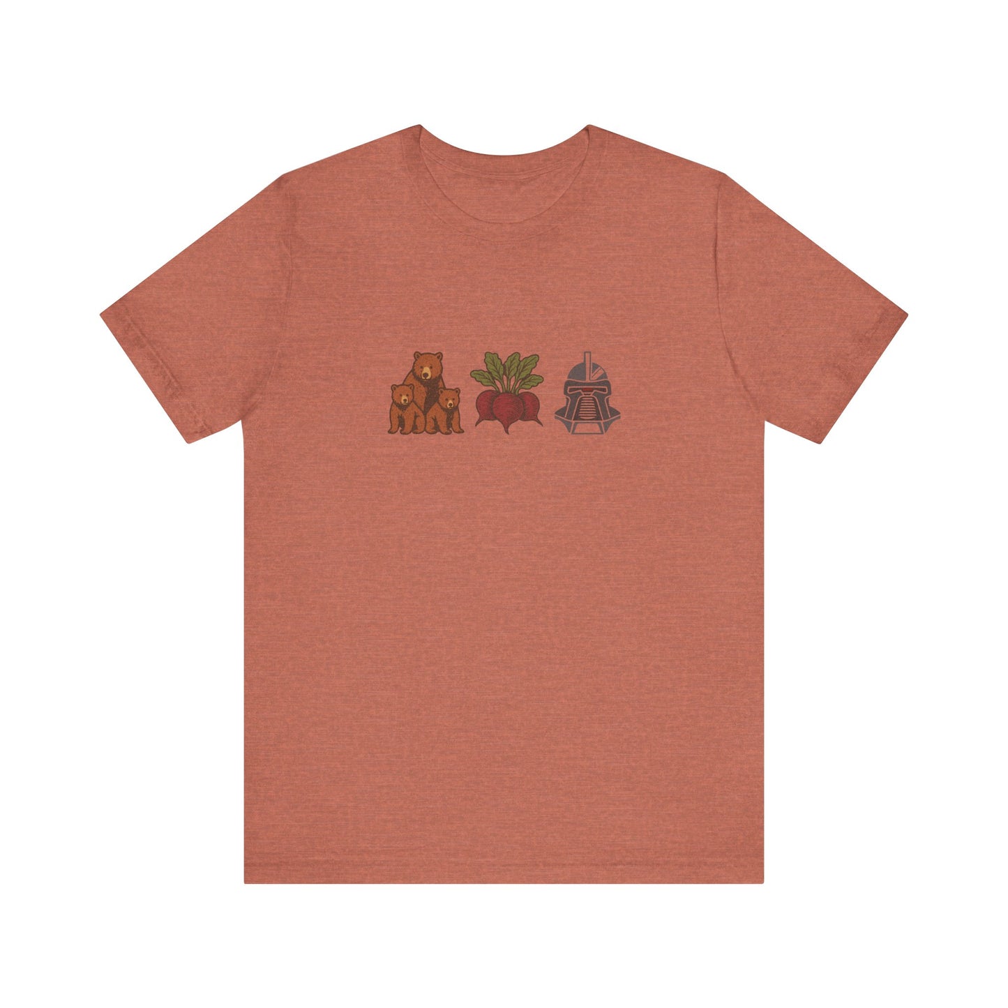 Bears, Beets, Battlestar (Icons) — Retro Tee (Light)