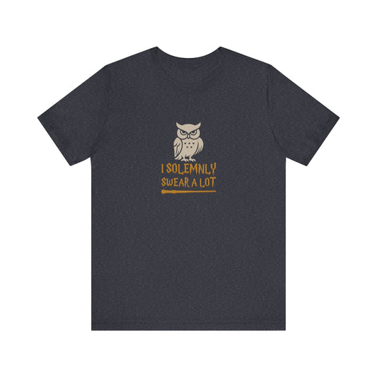 I Solemnly Swear a Lot — Harry Potter Retro Tee (Dark)
