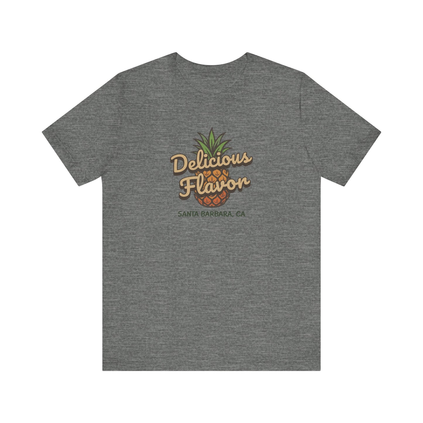 Delicious Flavor — Santa Barbara Pineapple Retro Tee (Light)