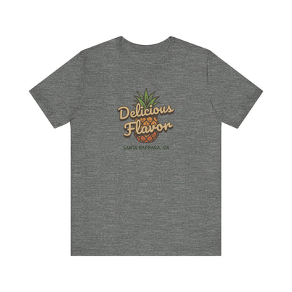 Delicious Flavor — Santa Barbara Pineapple Retro Tee (Light)