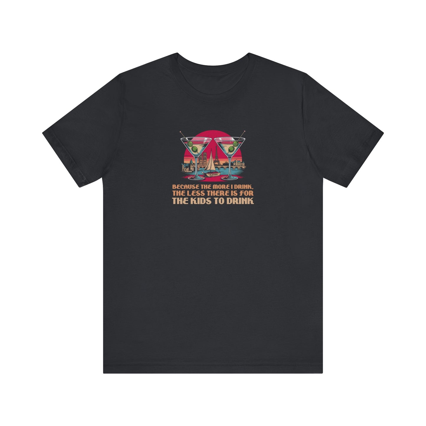 Open Bar (for the Kids) — Friends Retro Tee (Dark)