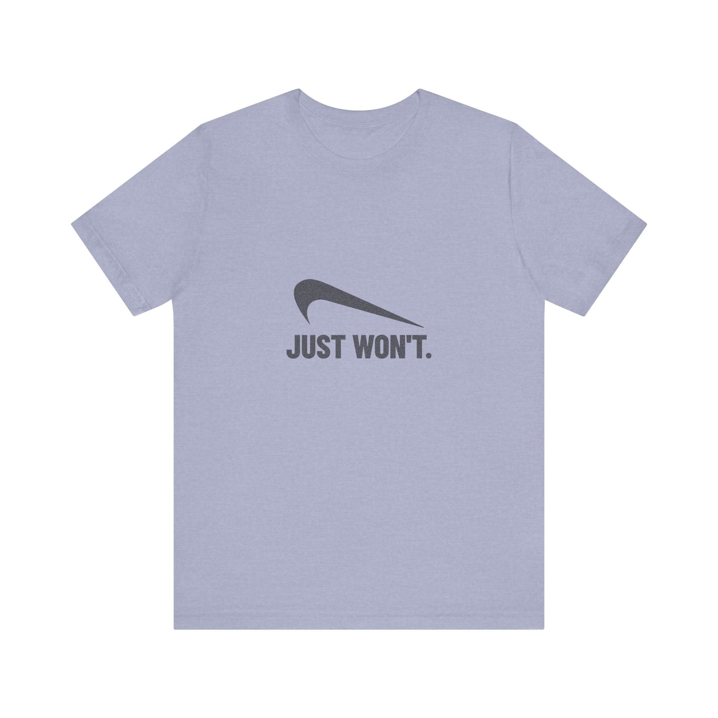 Just Won’t Athletic Parody — Retro Workout Tee (Light)