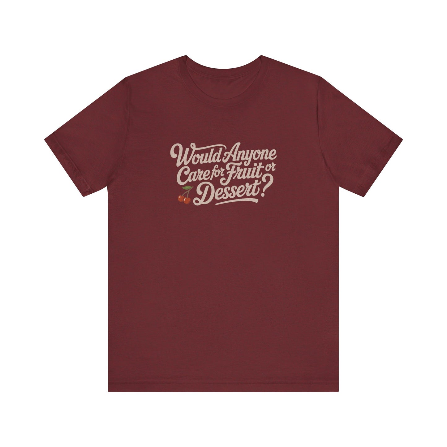 Would Anyone Care for Fruit or Dessert? — Clue Retro Tee (Dark)