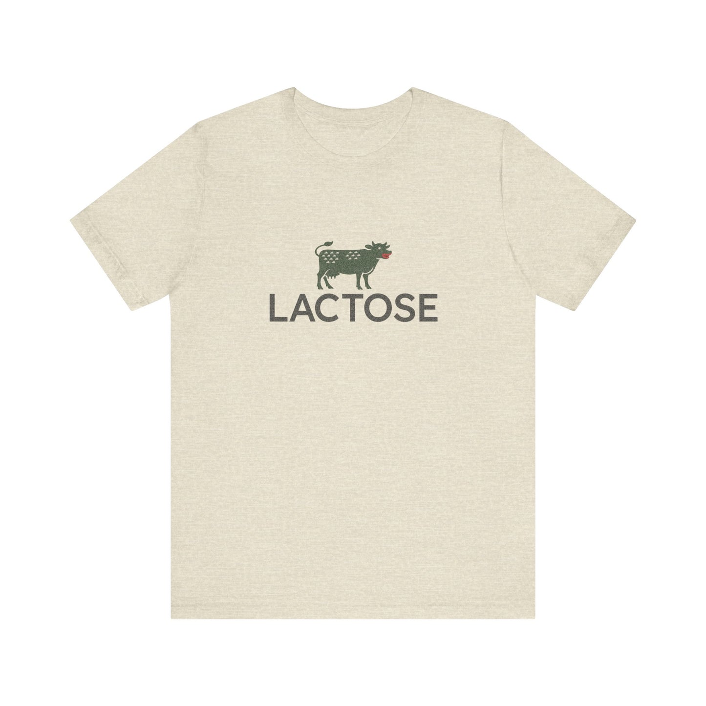 Life is a Beautiful… Typo – LACTOSE Logo Parody Retro Tee (Light)
