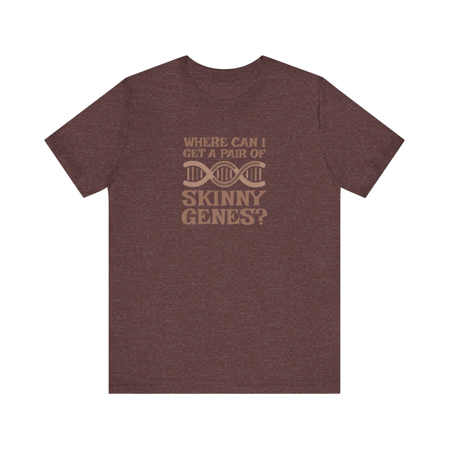 Pair of Skinny Genes — Retro Graphic Tee (Dark)