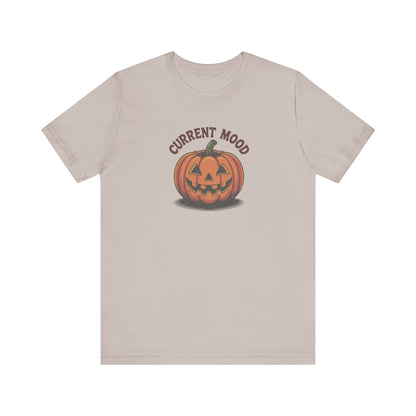 Current Mood (Vintage Jack) — Retro Halloween Tee (Light)