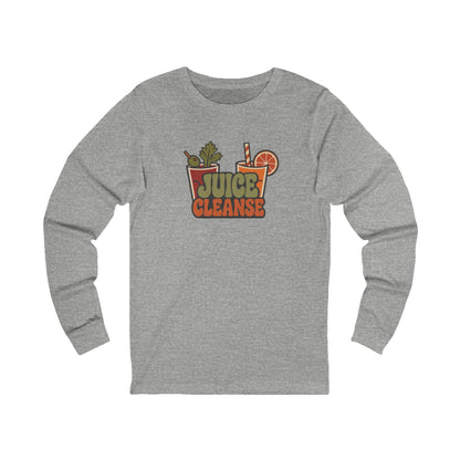 Juice Cleanse Liquid Diet — Boozy Brunch Retro Long Sleeve (Light)