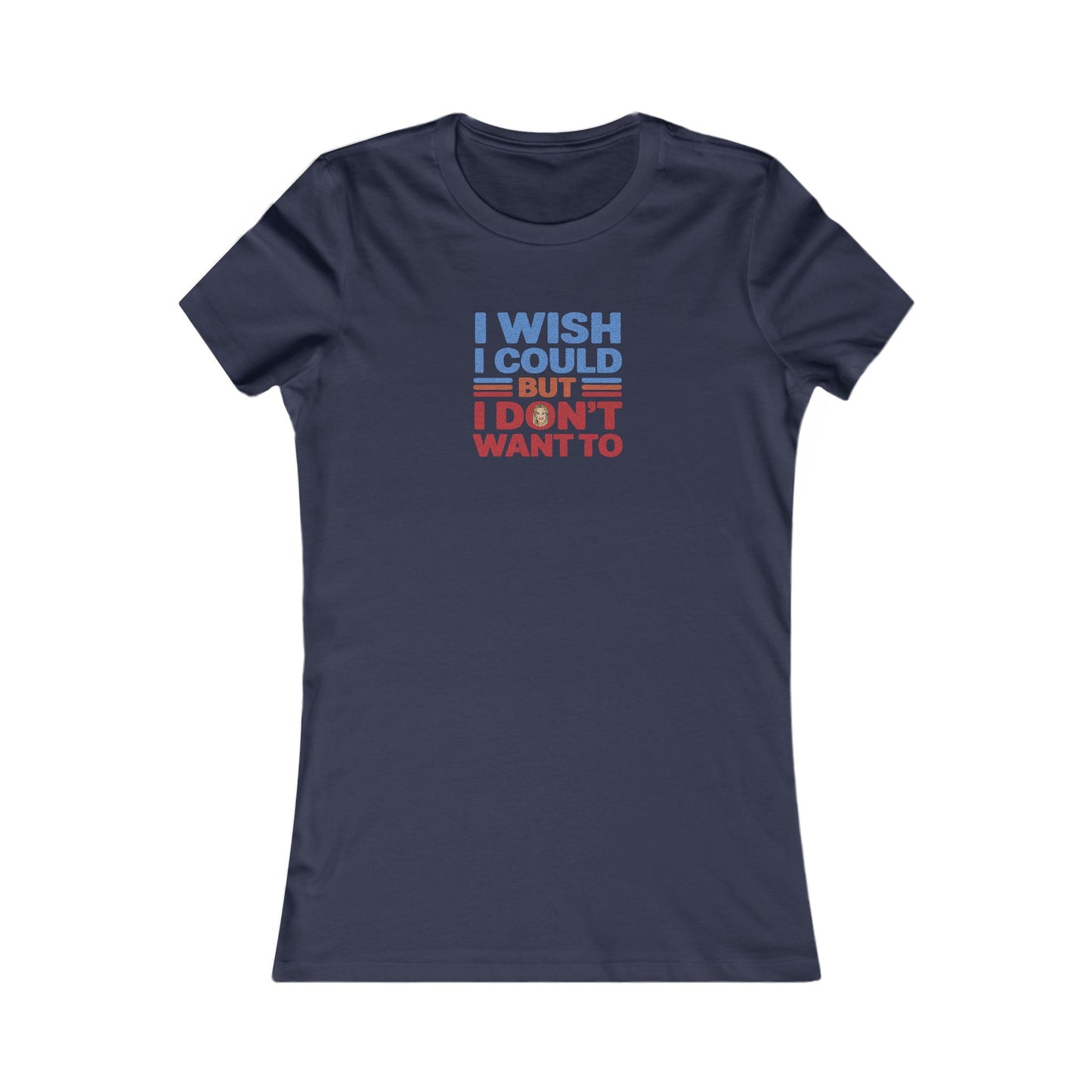 I Wish I Could, But I Don't Want To — Phoebe Buffay Retro Women's Tee (Dark)