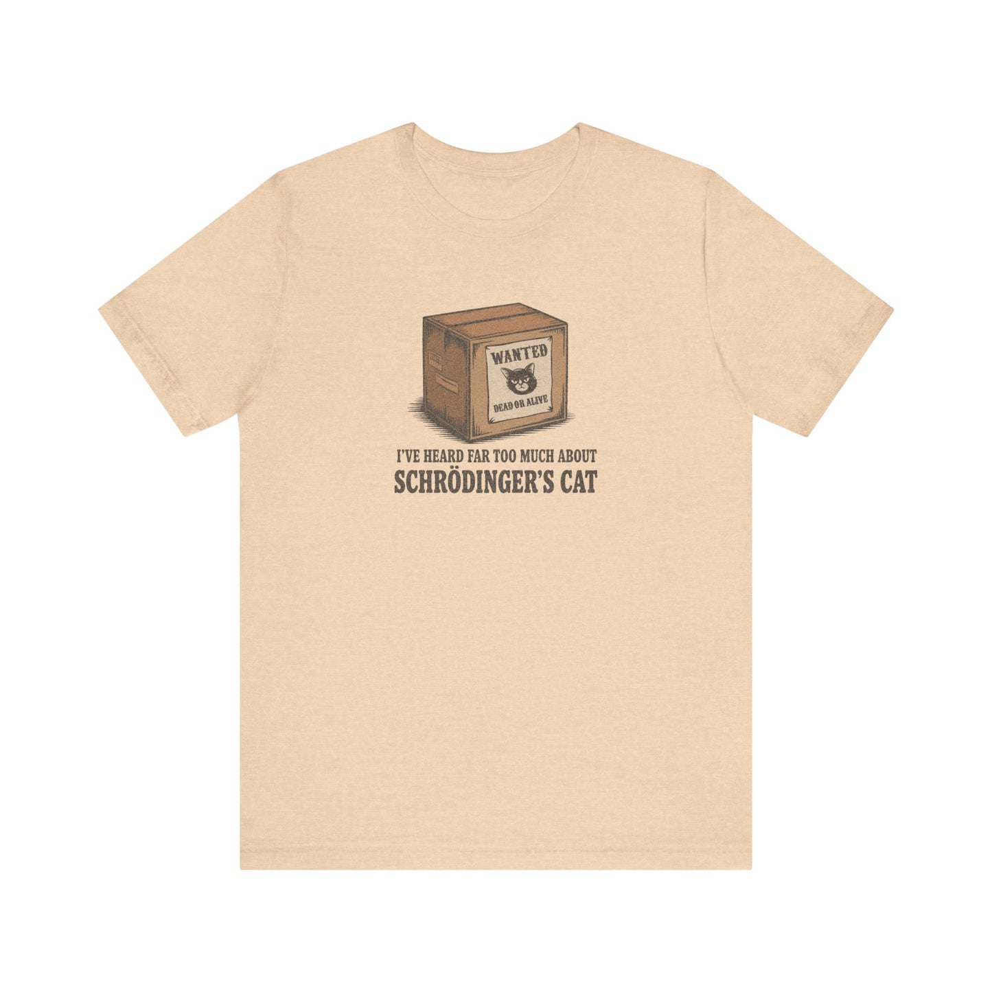 Schrödinger’s Cat — Big Bang Theory Retro Tee (Light)