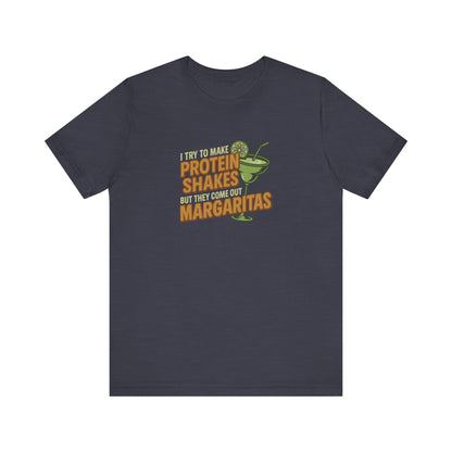Protein Shakes (Oops, All Margaritas) — Retro Tee (Dark)