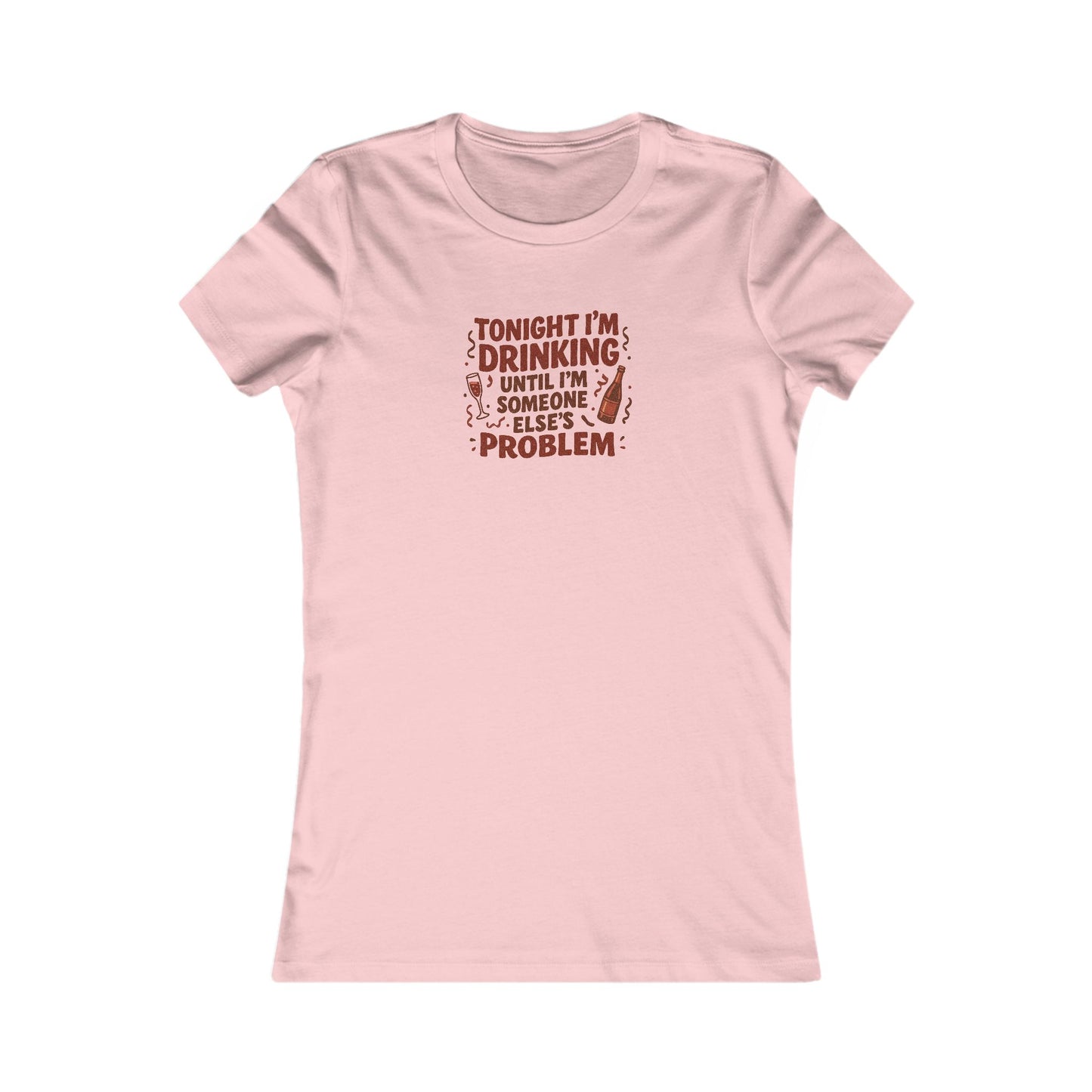 The Problem is Coming From Inside the Bar — Retro Women's Tee (Light)