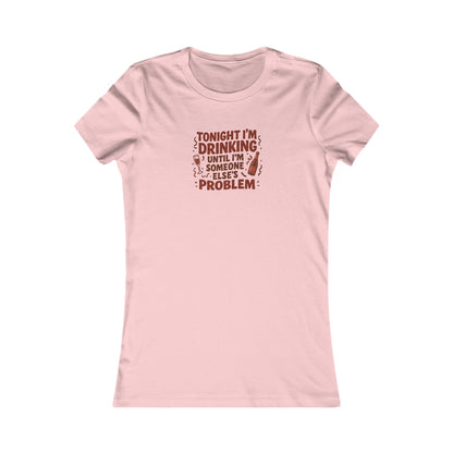 The Problem is Coming From Inside the Bar — Retro Women's Tee (Light)