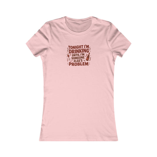 The Problem is Coming From Inside the Bar — Retro Women's Tee (Light)