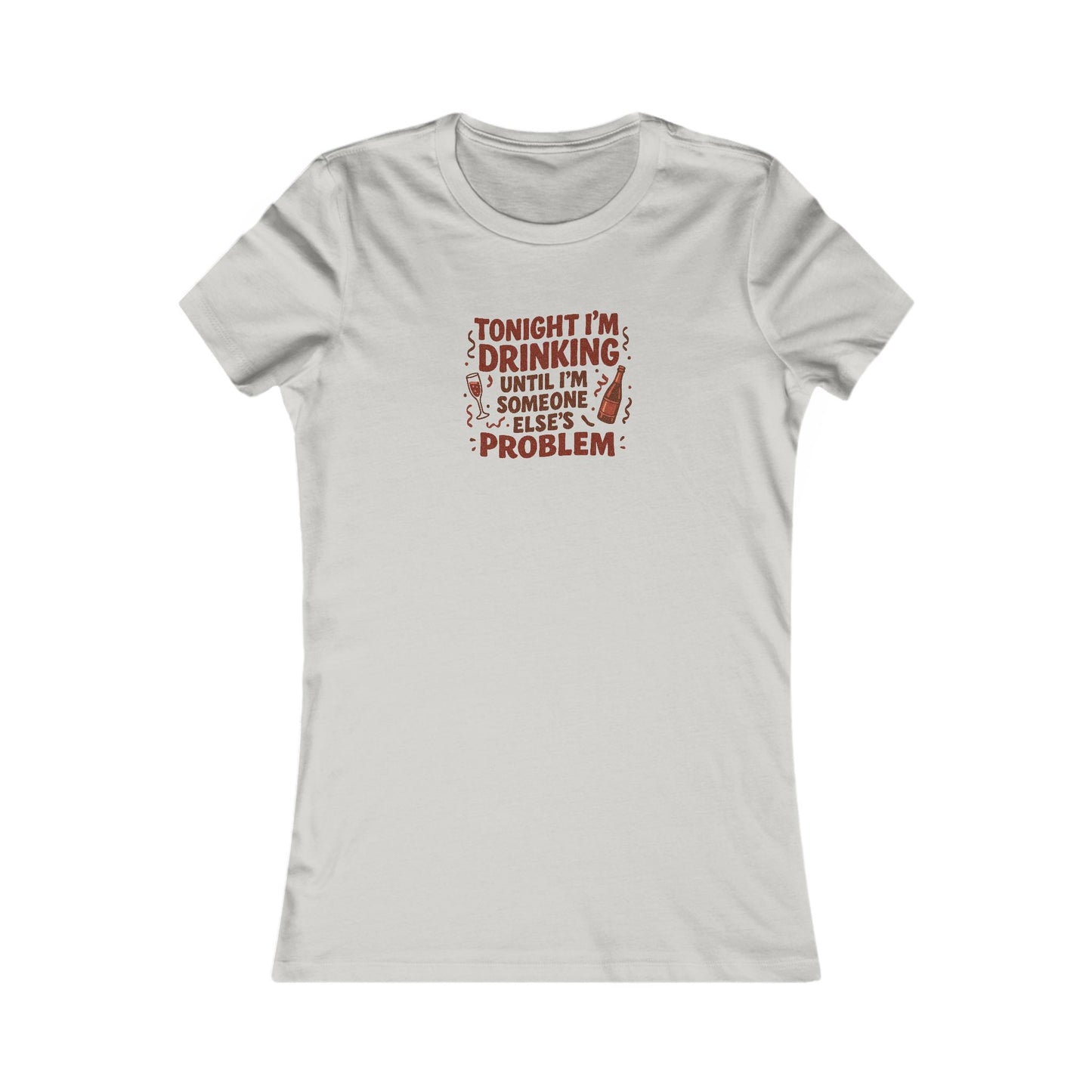 The Problem is Coming From Inside the Bar — Retro Women's Tee (Light)