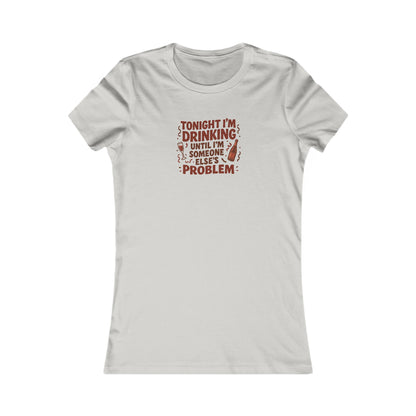 The Problem is Coming From Inside the Bar — Retro Women's Tee (Light)