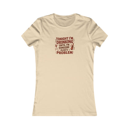 The Problem is Coming From Inside the Bar — Retro Women's Tee (Light)