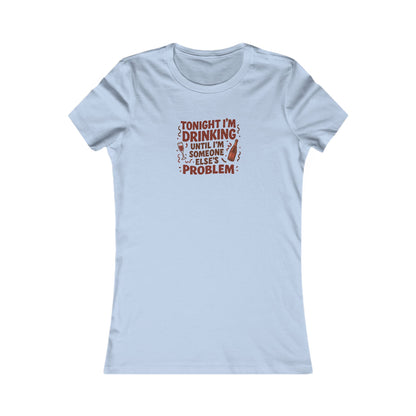 The Problem is Coming From Inside the Bar — Retro Women's Tee (Light)