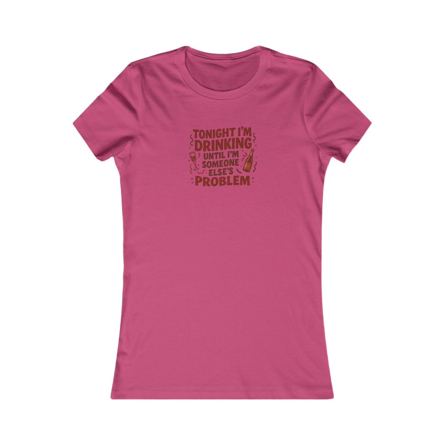 The Problem is Coming From Inside the Bar — Retro Women's Tee (Light)