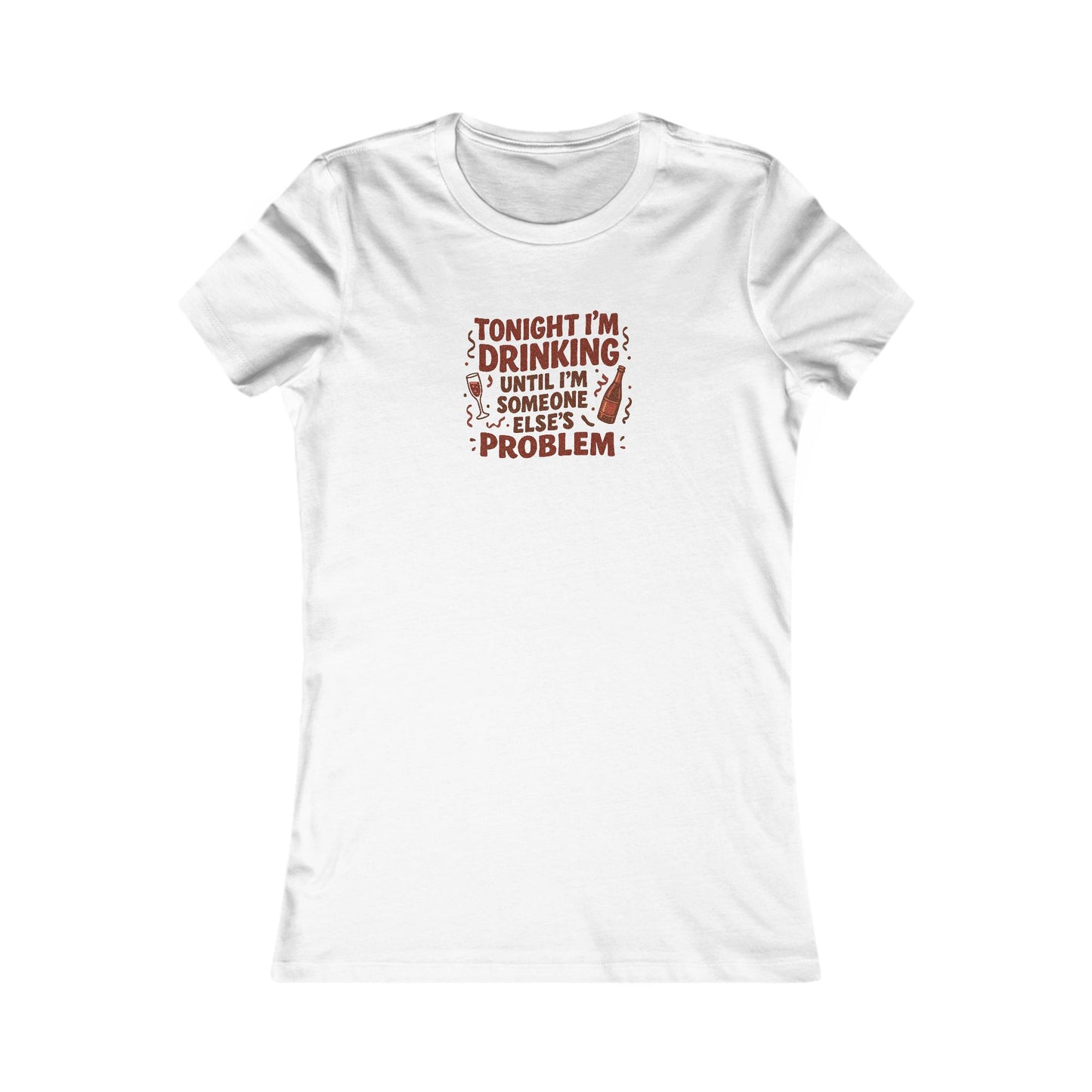 The Problem is Coming From Inside the Bar — Retro Women's Tee (Light)