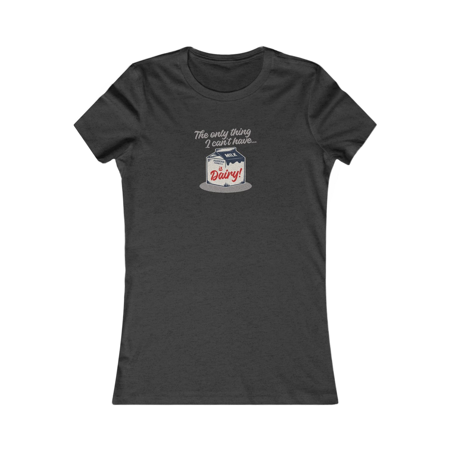 Can’t Have Dairy — Friends Jill Green Retro Women's Tee (Dark)