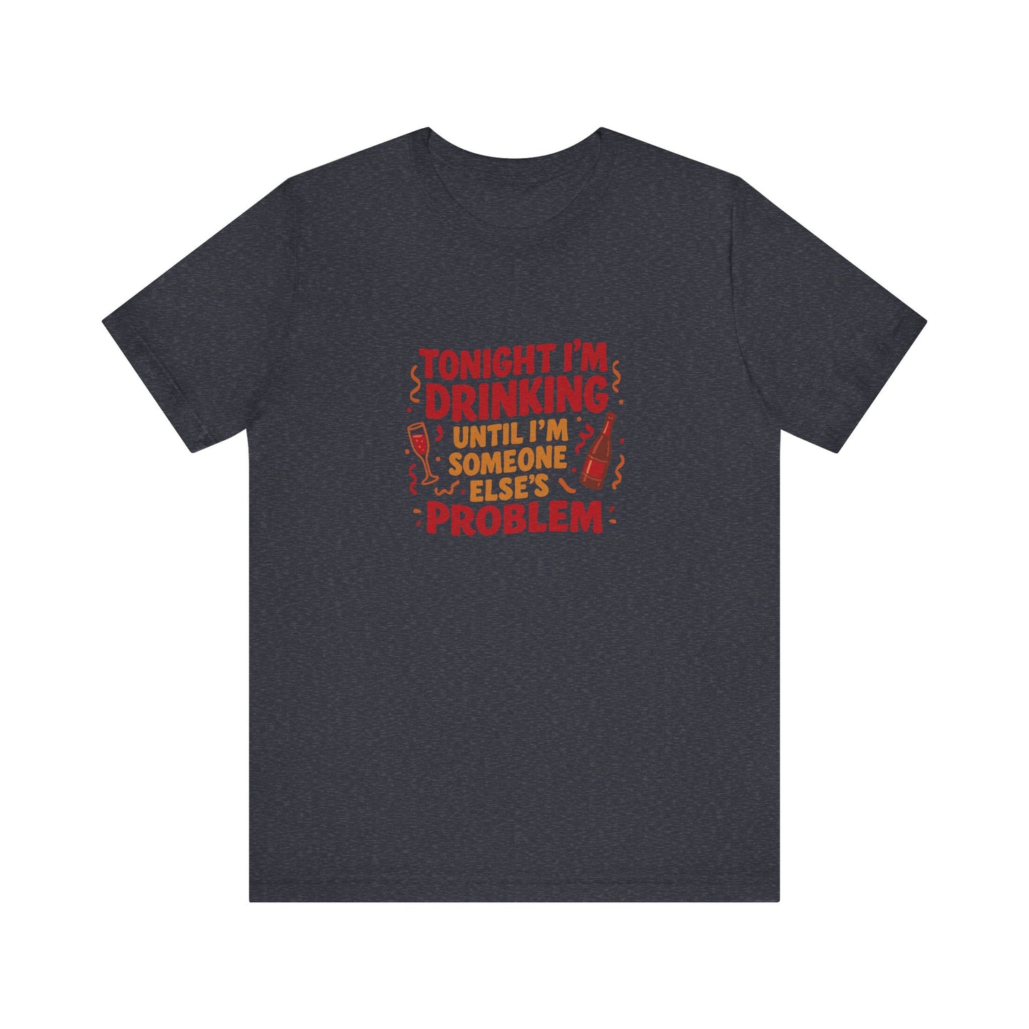 The Problem is Coming From Inside the Bar — Retro Tee (Dark)