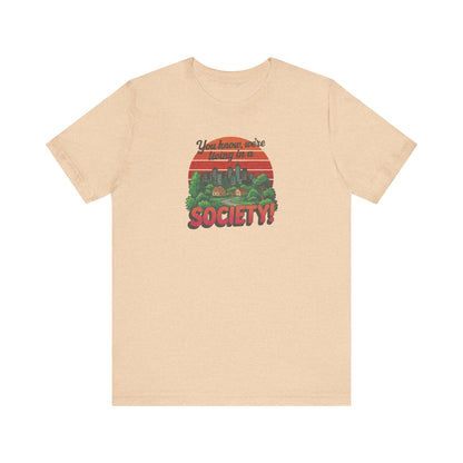 We’re Living in a Society! — Seinfeld Retro Tee (Light)