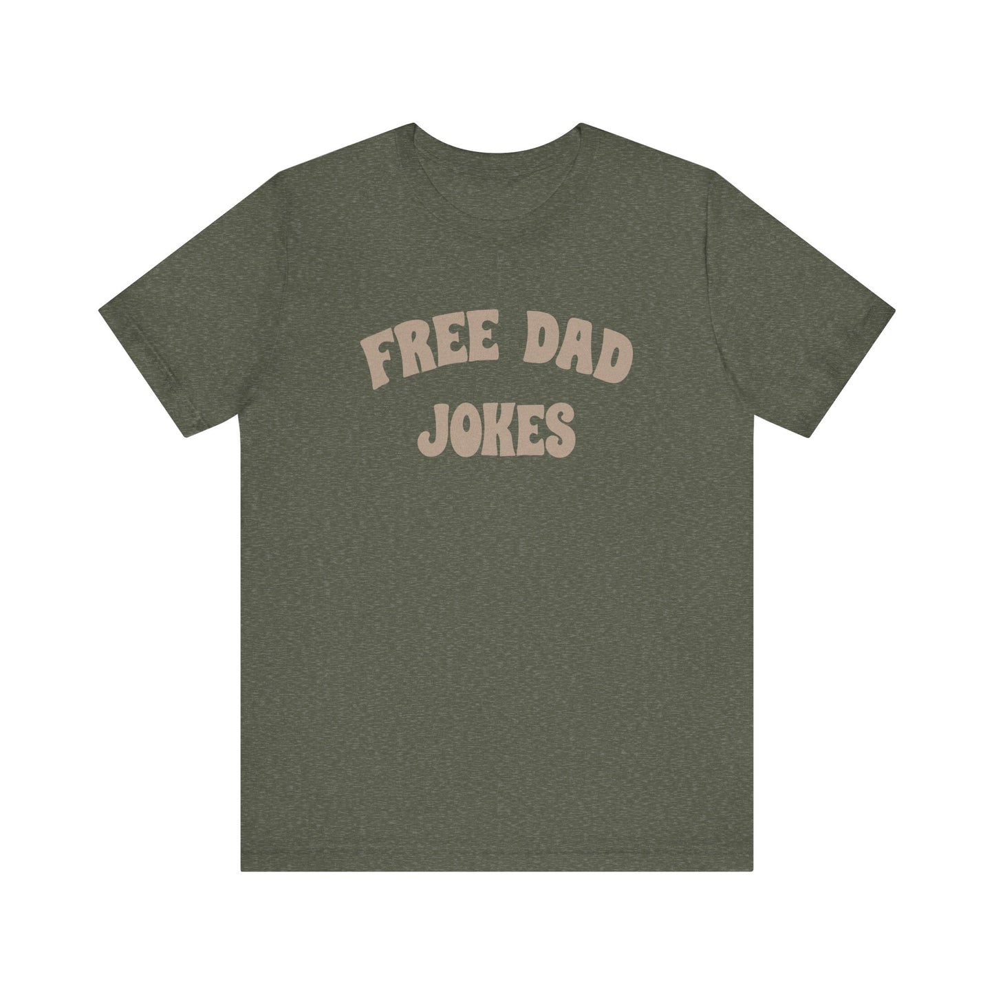 Free Dad Jokes Shirt — Funny Dad Gift, Retro Pun Tee