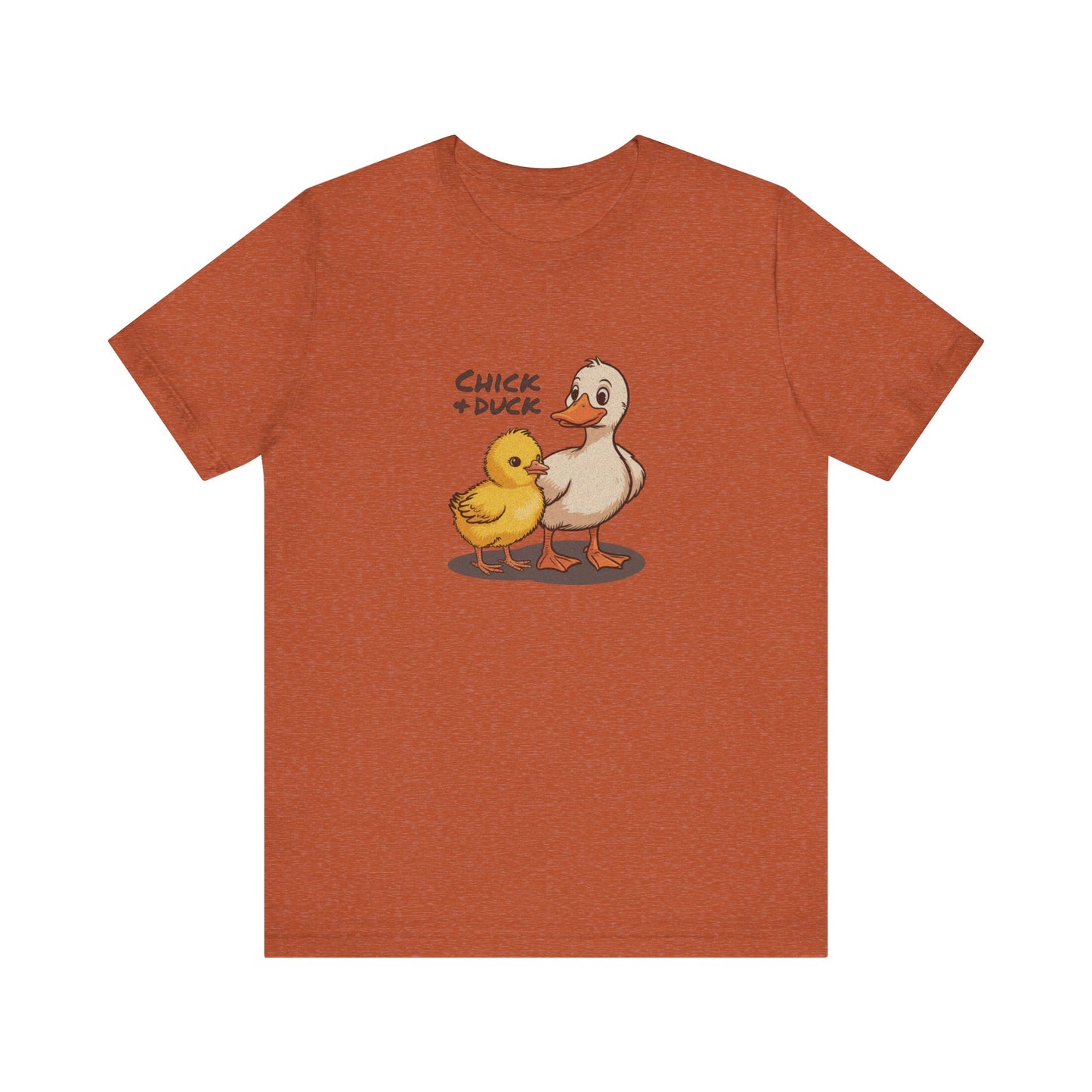The Chick and the Duck — Friends Retro Tee (Light)