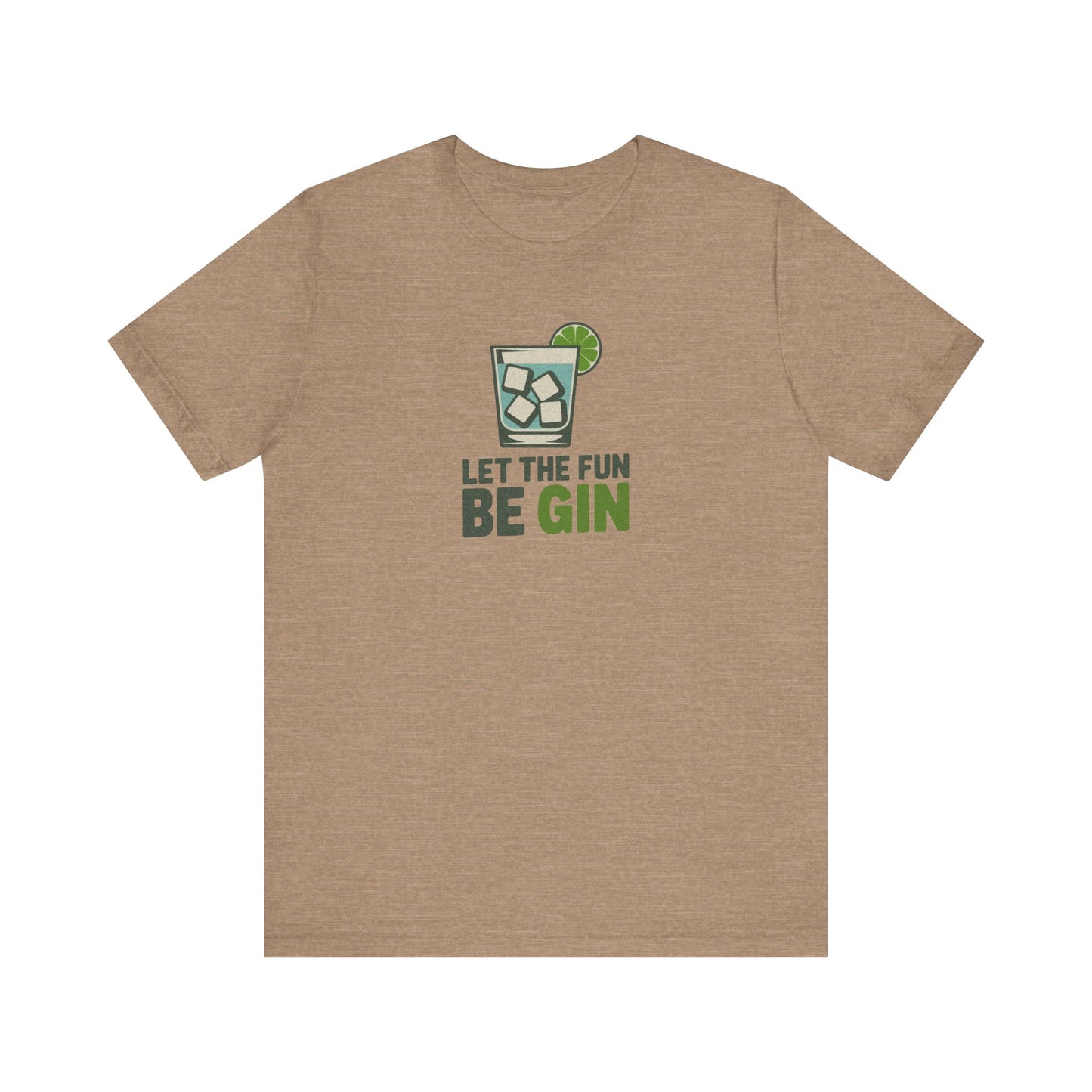 Party Starter: Let the Fun Be Gin – Cocktail Retro Tee (Light)