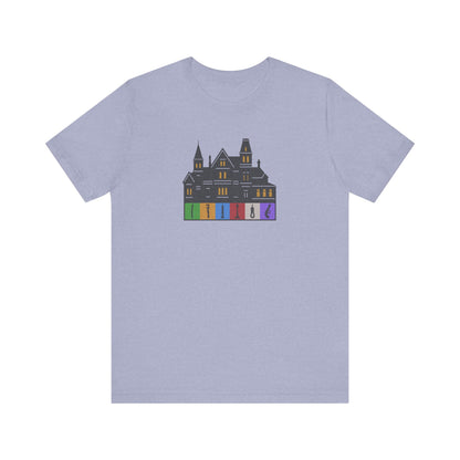 Welcome to Hill House (Off Route 41) — Clue Retro Tee (Light)