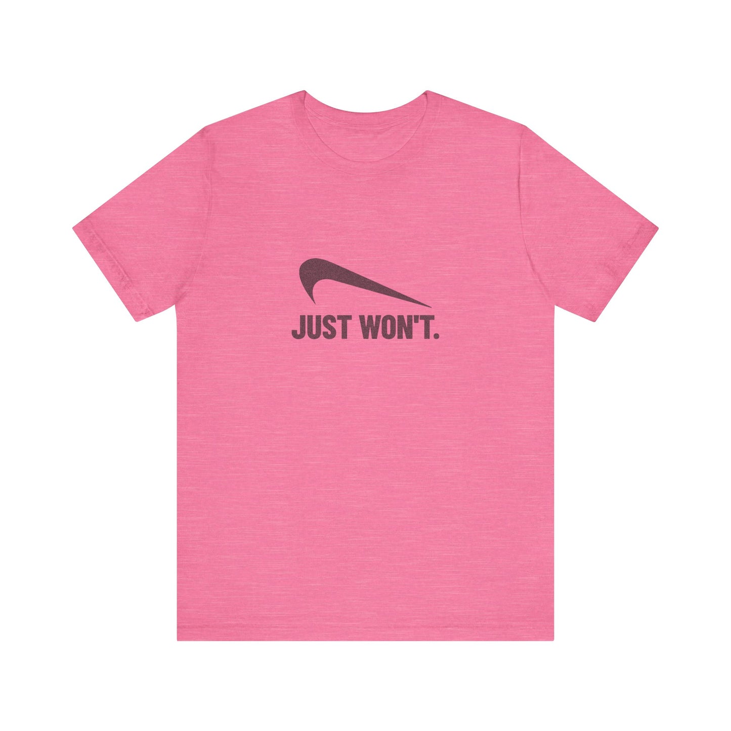 Just Won’t Athletic Parody — Retro Workout Tee (Light)