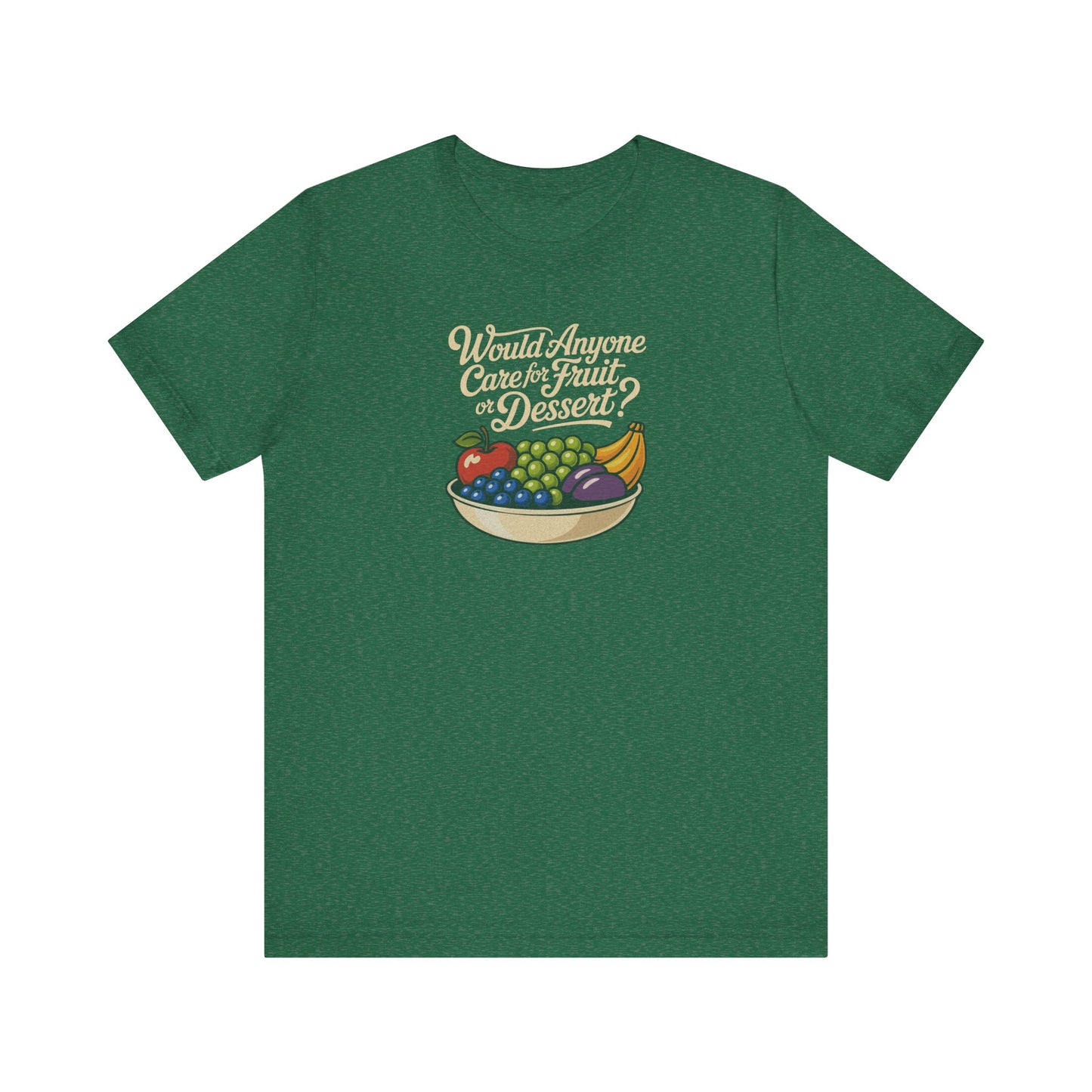 Would Anyone Care for Fruit or Dessert? — Clue Retro Tee (Dark)