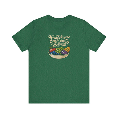 Would Anyone Care for Fruit or Dessert? — Clue Retro Tee (Dark)
