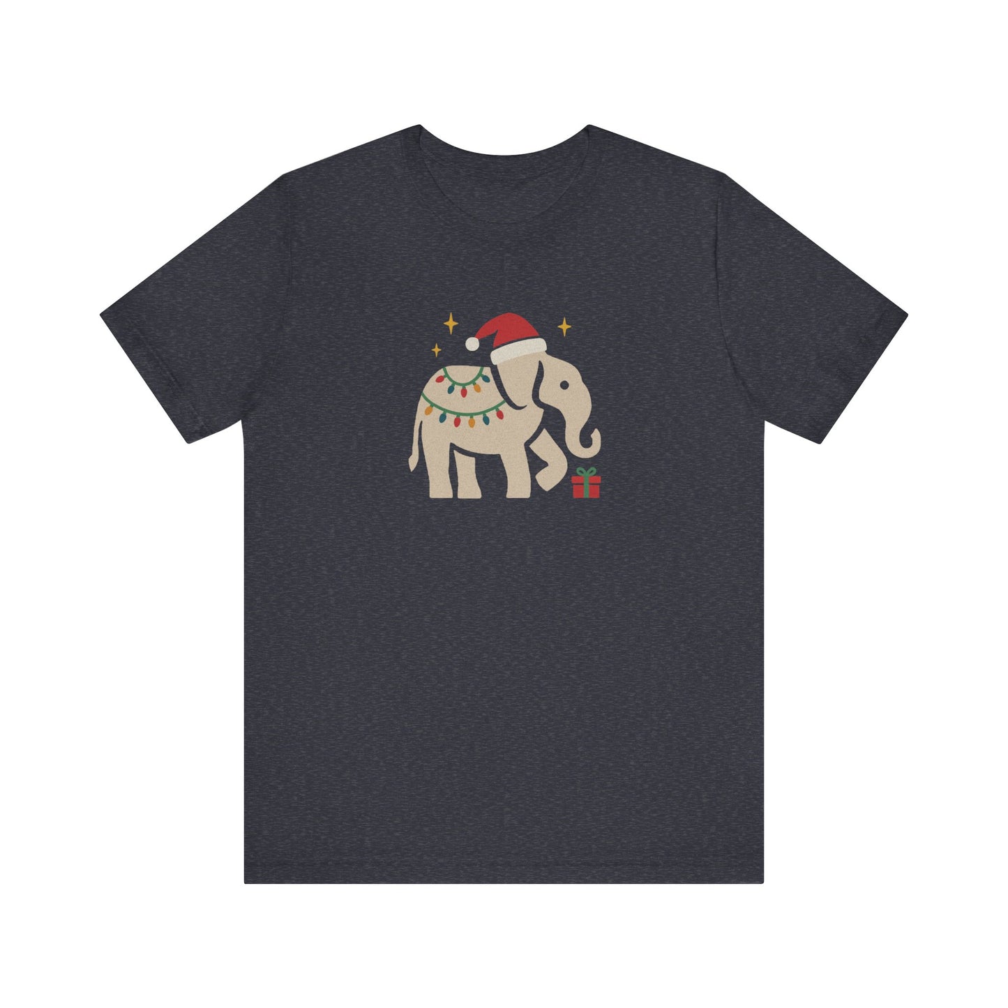 White Elephant Season — Retro Christmas Graphic Tee (Dark)