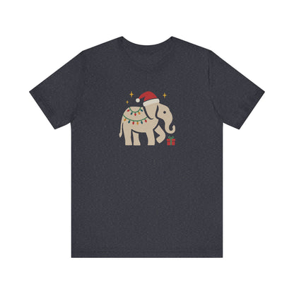 White Elephant Season — Retro Christmas Graphic Tee (Dark)