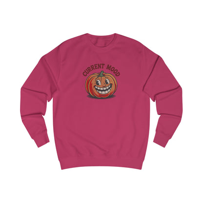 Current Mood (Toothy Jack) — Retro Halloween Sweatshirt (Light)
