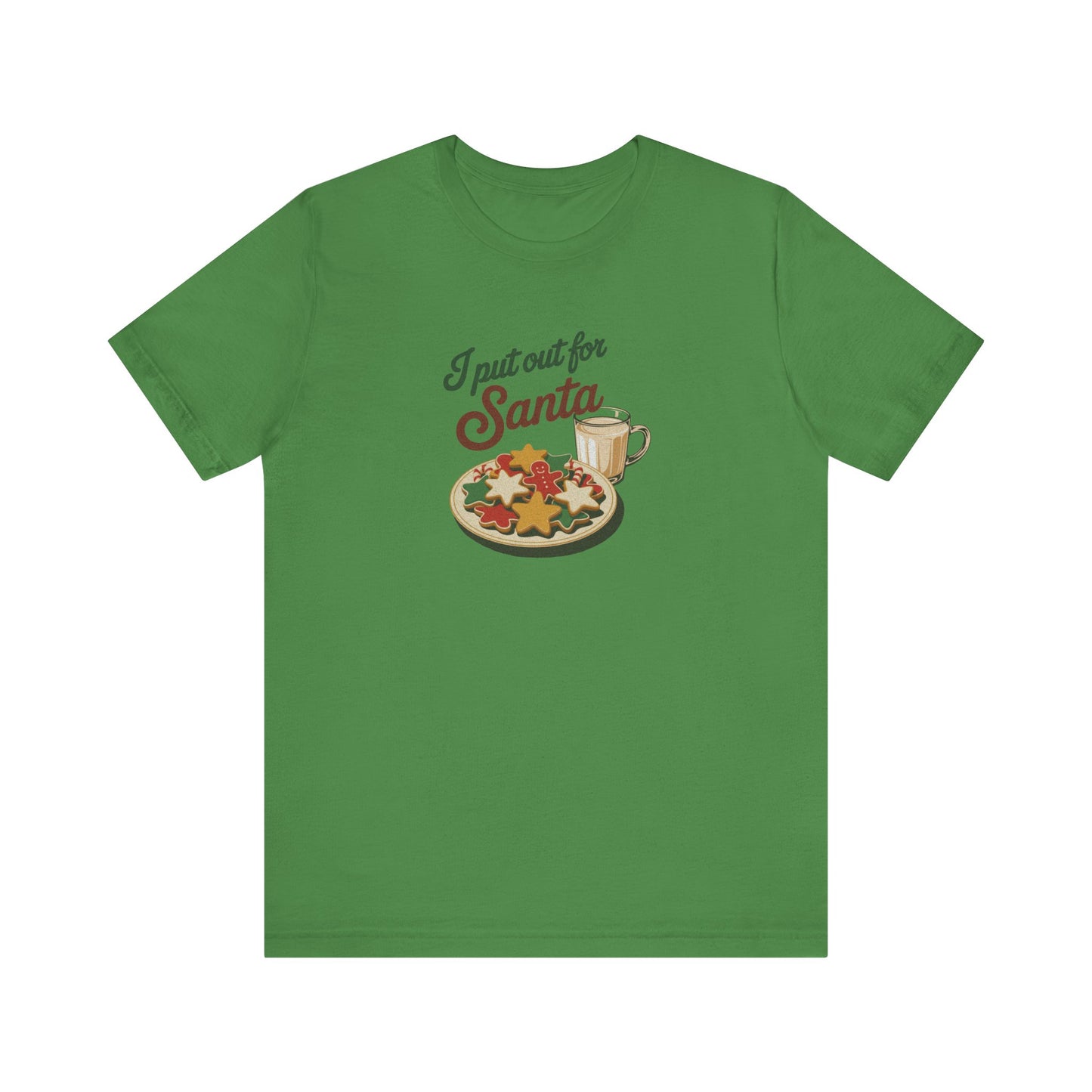 I Put Out for Santa — Retro Christmas Cookies Tee (Light)