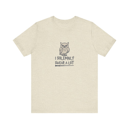 I Solemnly Swear a Lot — Harry Potter Retro Tee (Light)