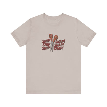 Snip Snap! — Michael Scott Vasectomy Retro Tee (Light)