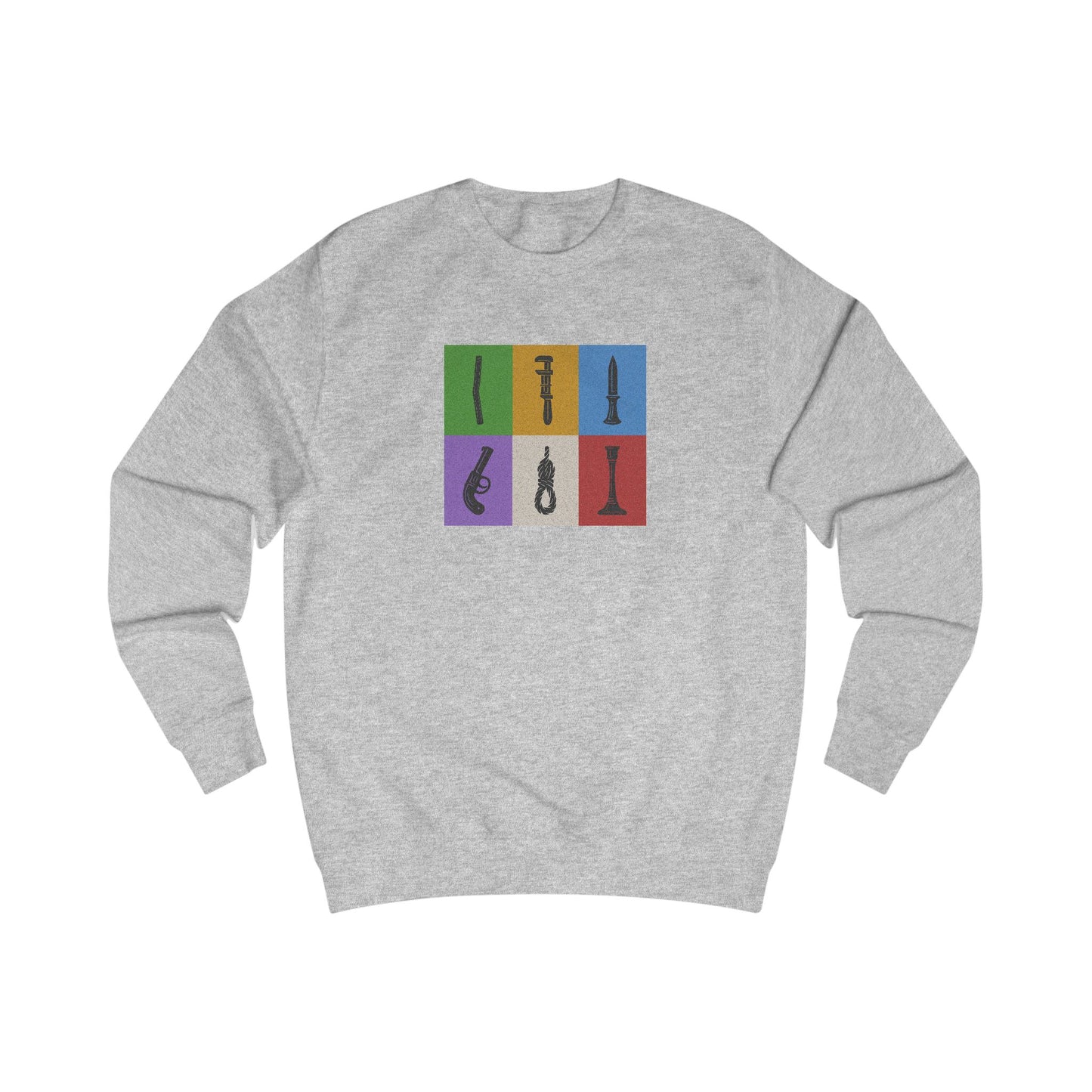 Six Ways Into the Evidence Locker — Clue Retro Sweatshirt (Light)