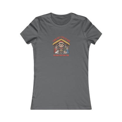 I Have No F*cks to Give — Little Drummer Boy Women's Tee (Dark)