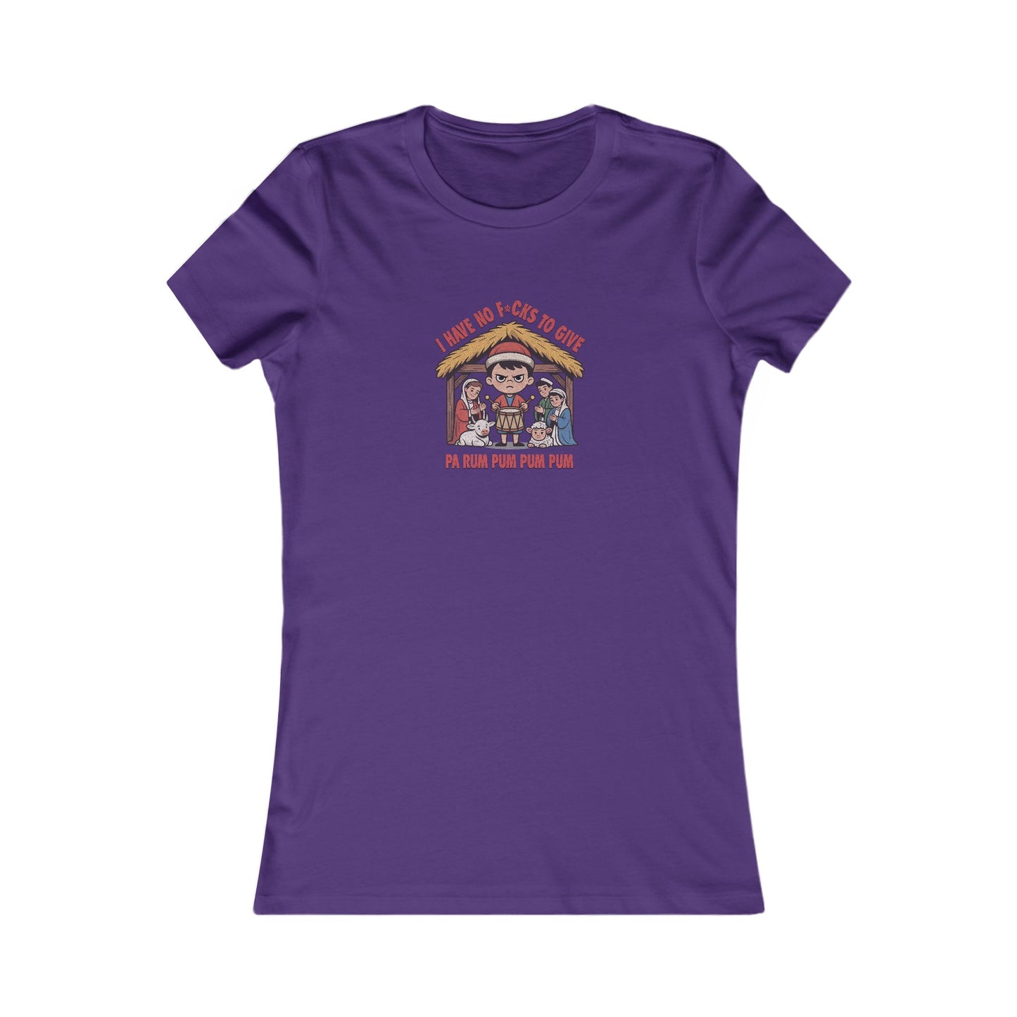 I Have No F*cks to Give — Little Drummer Boy Women's Tee (Dark)