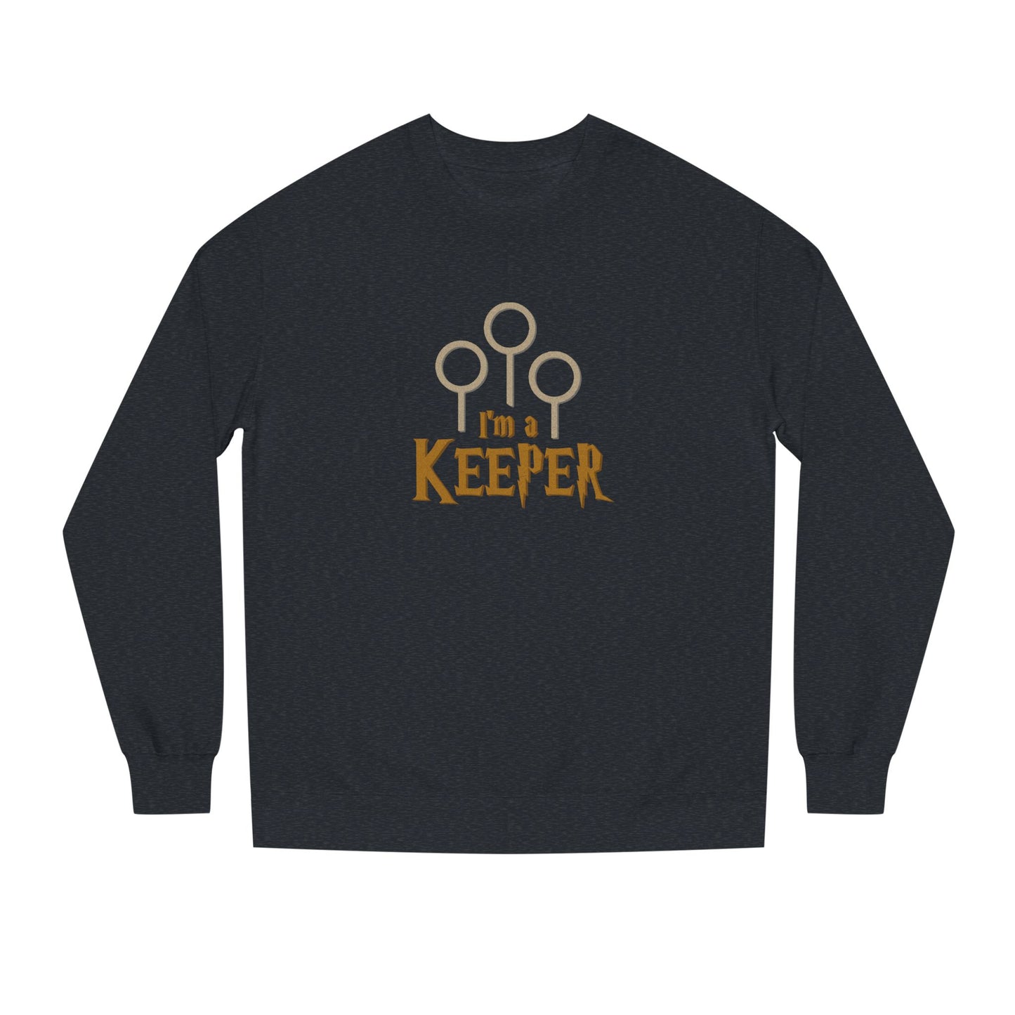 I’m a Keeper — Harry Potter Quidditch Retro Sweatshirt (Dark)